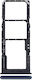 Dual Sim Card Tray Samsung Galaxy A30s A307 2019 Black