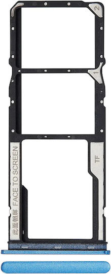 Sim Card Tray Xiaomi Redmi 10c Ocean Blue