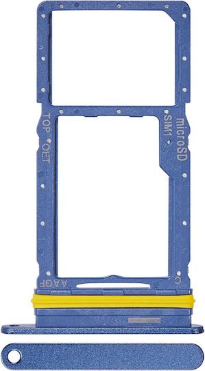 Einzelne SIM-Kartenhalter Samsung Galaxy A17 5G A176 2025 Premium Blau