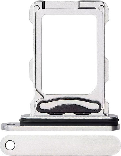 Dual Sim Card Tray Iphone 16 Pro 16 Pro Max White Titanium