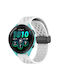 Каишка Garmin Forerunner 255 265 Vivoactive 4/venu 2 22mm Силиконова Магнитна Закопчалка Бяла