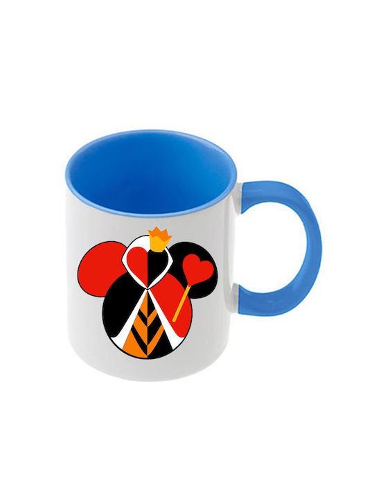 Alice Blaue Tasse Mit Griff Innen