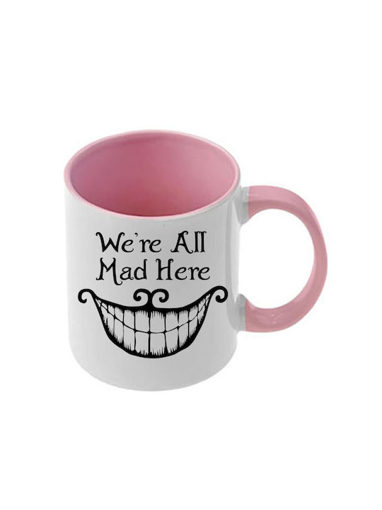 Tasse Alice Rosa Mit Griff und Innerem