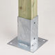 Showood Basis Für Gartenpergolen Aus Holz 15x7.1cm