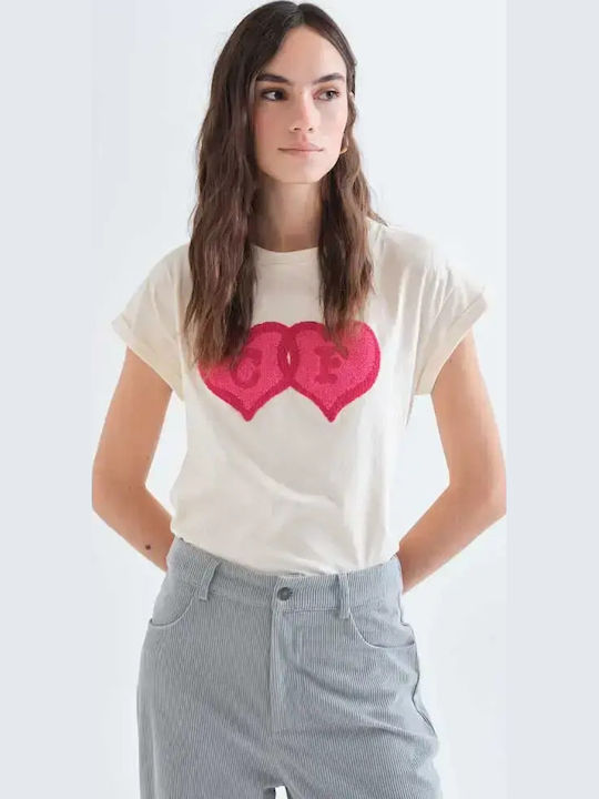 Tricou damă alb