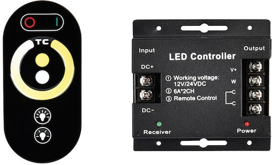 Μηχανισμοσ+τηλ/ριο Led Ταινια Cct 12vdc144w/24vdc288w 12a 30-33322
