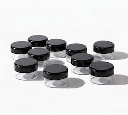 CHeirokamoto Glas mit Deckel Kunststoff 20ml (10Stück)