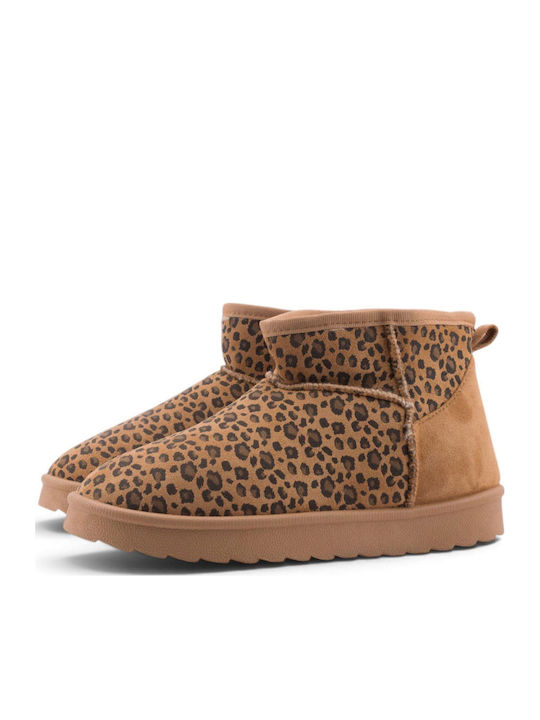 Wildleder Stiefeletten Damen Beige