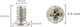 Screw Set M1.0 X 1.18l X 2.4d X 0.3t Iphone 12 Mini Service Pack 30 Pack