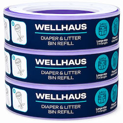 Wellhaus Резервни торбички за кофа 3 бр