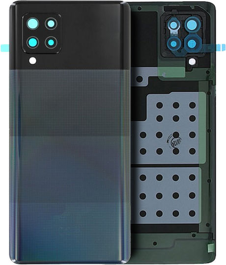 Back Cover Glass Camera Lens Samsung Galaxy A42 5g A426 2020 Service Pack Prism Dot Black