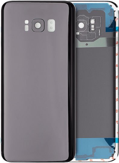 Задно Стъкло Капак Камера Samsung Galaxy S8 Plus Без Лого Следпродажбен Черен Миднайт
