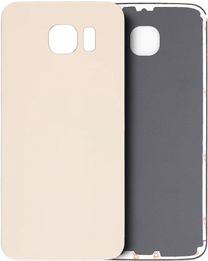 Back Cover Glass Samsung Galaxy S6 Service Pack Gold Platinum
