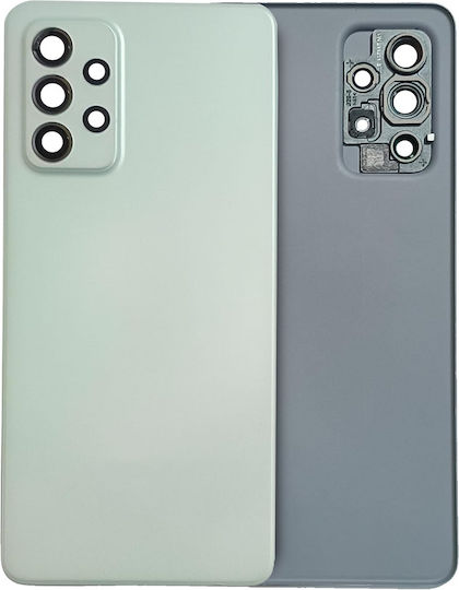 Задно Стъкло Капак Обектив Камера Samsung Galaxy A52s A528 2021 Сервизен Комплект Страхотен Ментов Зелен