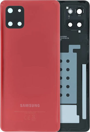 Capac Spate Samsung Galaxy Note 10 Lite Service Pack Roșu