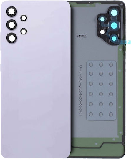 Sticlă Capac Spate Lentilă Cameră Samsung Galaxy A32 4G A325 2021 Pachet Service Violet Superb