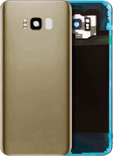 Задно Стъкло Капак Обектив За Камера Samsung Galaxy S8 Plus Без Лого Следпазарен Златист Клен