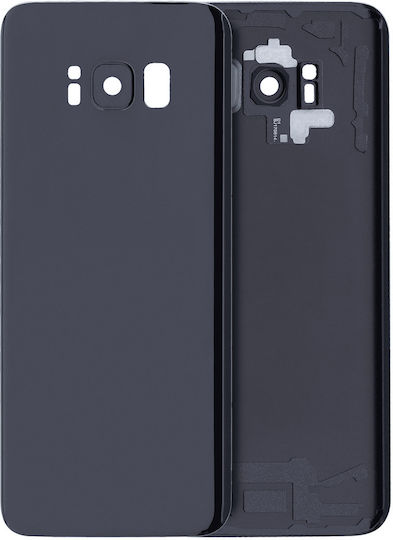 Back Cover Glass Kameraobjektiv Samsung Galaxy S8 Service Pack Mitternachts-Schwarz