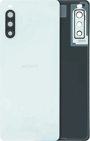 Back Cover Glass Camera Lens Sony Xperia 10 Ii Genuine White
