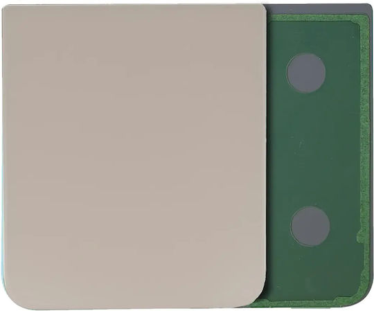 Bottom Back Cover Glass Samsung Galaxy Z Flip 4 Service Pack Gold
