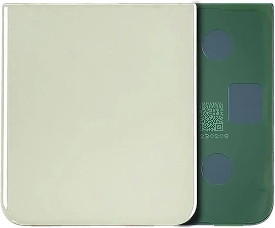 Bottom Back Cover Glass Samsung Galaxy Z Flip 5 Service Pack Yellow
