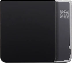 Bottom Back Cover Glass Samsung Galaxy Z Flip 3 5g Aftermarket Plus Phantom Black