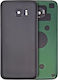 Back Cover Glass Camera Lens Samsung Galaxy S7 Edge No Logo Aftermarket Plus Black