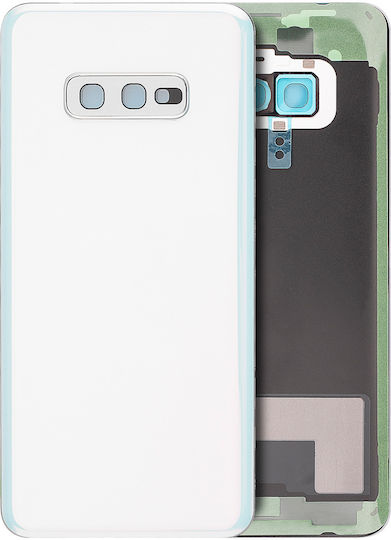 Back Cover Glass Camera Lens Samsung Galaxy S10e Service Pack Prism White