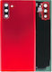Back Cover Glass Camera Lens Samsung Galaxy Note 10 Service Pack Aura Red