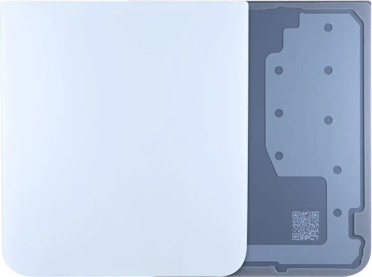 Sticlă Capac Spate Inferior Samsung Galaxy Z Flip 7 Fe 5g Service Pack Alb