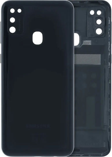 Back Cover Camera Lens Samsung Galaxy M21 M215 2020 Service Pack Black