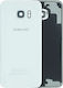 Back Cover Glass Samsung Galaxy S7 Edge Service Pack White