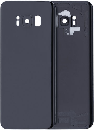 Заден Капак Стъклен Обектив За Камера Samsung Galaxy S8 Без Лого Следпазарен Плюс Полунощно Черен