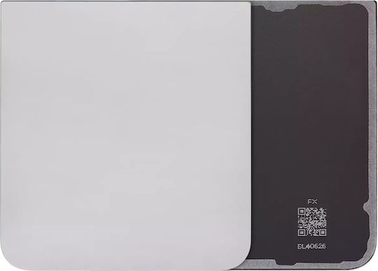 Hintere Abdeckung Glas Samsung Galaxy Z Flip 6 5G Aftermarket Plus Silbergrau Schatten