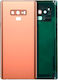 Back Cover Glass Camera Lens Samsung Galaxy Note 9 No Logo Aftermarket Plus Metallic Copper