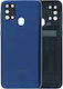 Заден Капак Камера Леща Samsung Galaxy M31 M315 2020 Сервизен Комплект Син