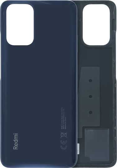 Back Cover Glass Xiaomi Redmi Note 10s Service Pack Onyx Gray