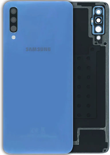Back Cover Camera Lens Samsung Galaxy A70 A705 2019 Service Pack Blue