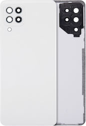 Back Cover Glass Camera Lens Samsung Galaxy A22 4g A225 2021 Service Pack White