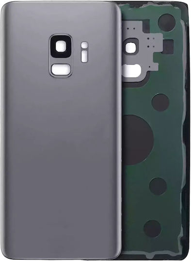 Задно Стъкло Капак Обектив Камера Samsung Galaxy S9 Сервизен Пакет Титаниево Сив