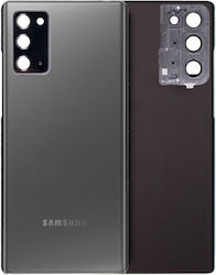 Задно Стъкло Капак Обектив Камера Samsung Galaxy Note 20 5G Сервизен Комплект Мистично Сиво