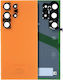 Back Cover Glas Kameraobjektiv Samsung Galaxy S24 Ultra Service Pack Titan Orange
