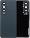 Back Cover Glas Kameraobjektiv Samsung Galaxy Z Fold 4 Service Pack Grau-Grün