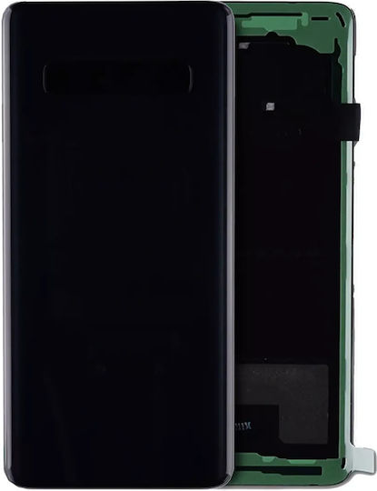 Rückseitiges Glas Kameraobjektiv Samsung Galaxy S10 Service Pack Prisma Schwarz