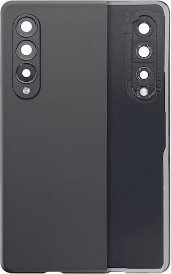 Back Cover Glass Camera Lens Samsung Galaxy Z Fold 3 5g Aftermarket Plus Phantom Black