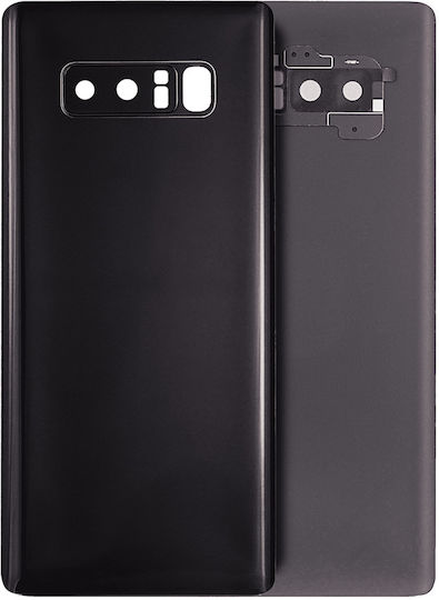 Заден Капак Стъкло Обектив За Камера Samsung Galaxy Note 8 Без Лого Следпазарен Плюс Полунощно Черен