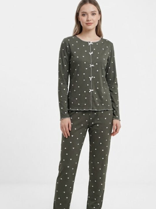 Soccus Set De Pijamale Dama De Iarnă Gri