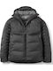 Herren Puffer Jacke Schwarz