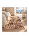 My Home Luxury Non-slip Runner Rug Shaggy Brown 80x180cm