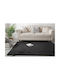 Beauty Home Rabbit Art 9644 Rectangular Rug Black 133x190cm